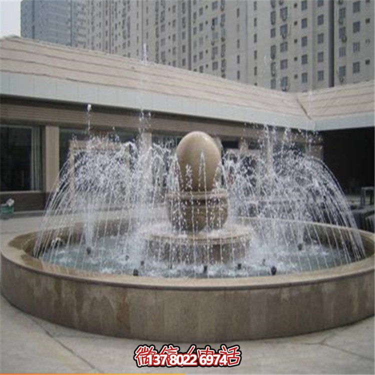 精美中式風(fēng)水球園林雕塑，提升小區(qū)公園噴泉擺放風(fēng)水氣質(zhì)