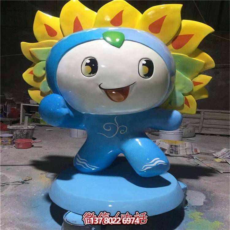 玻璃鋼卡通人物雕塑，點(diǎn)亮游樂場(chǎng)的歡樂
