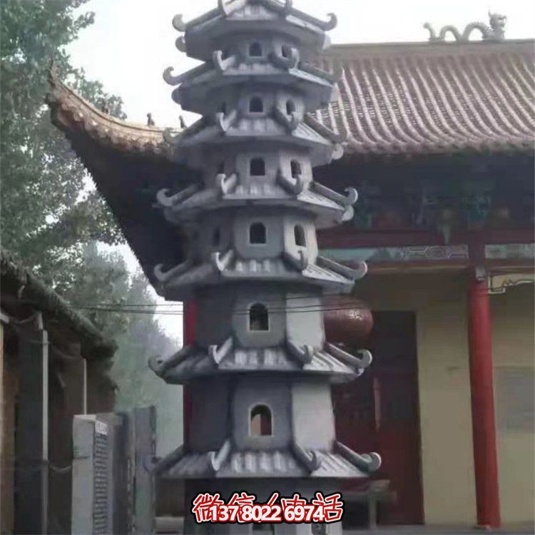 大理石石雕佛塔雕塑，傳承古老文明