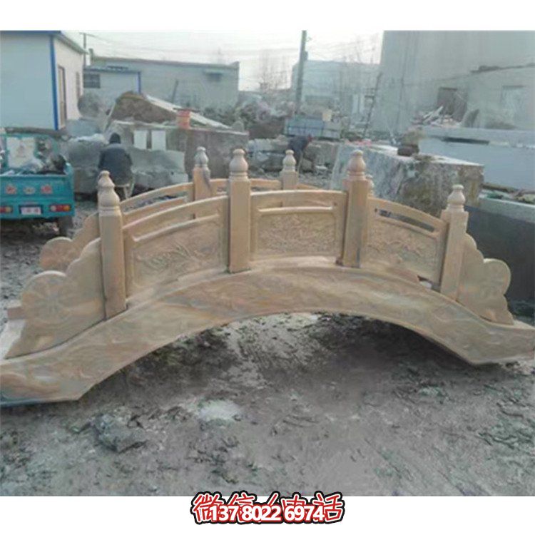 精美花崗巖雕刻石拱橋，為您的庭院裝飾添彩