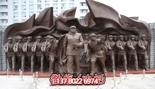 抗戰(zhàn)時期銅雕雕塑，緬懷那段英雄時光