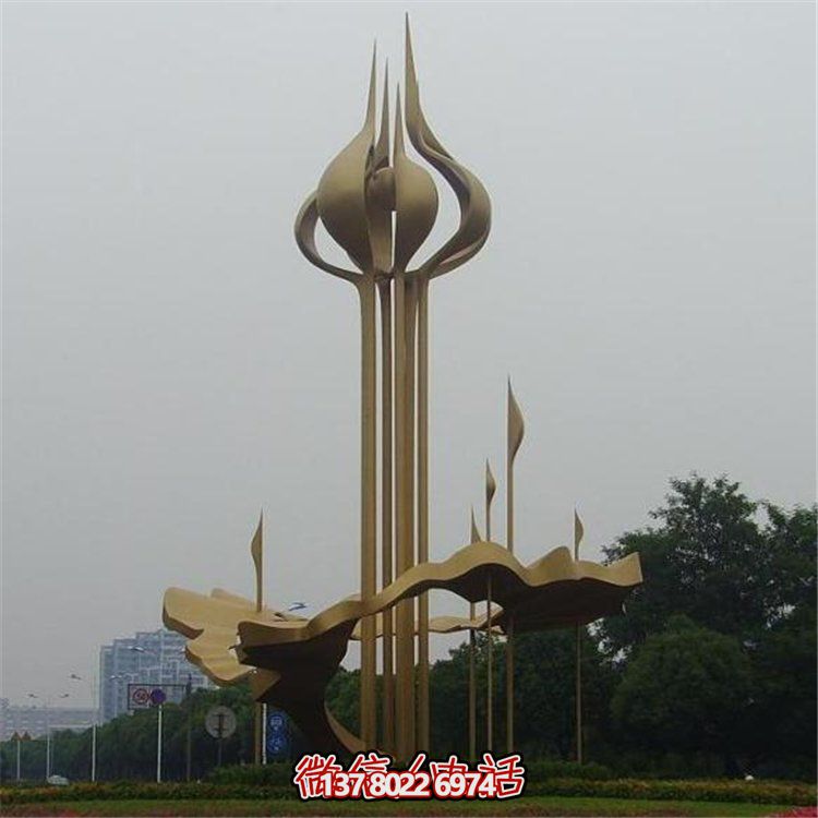 大型不銹鋼景觀擺件，為廣場(chǎng)帶來活力