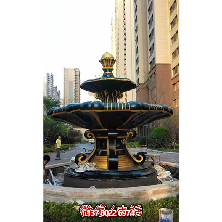 歐式風格石雕大型噴泉雕塑，點綴別墅小區(qū)