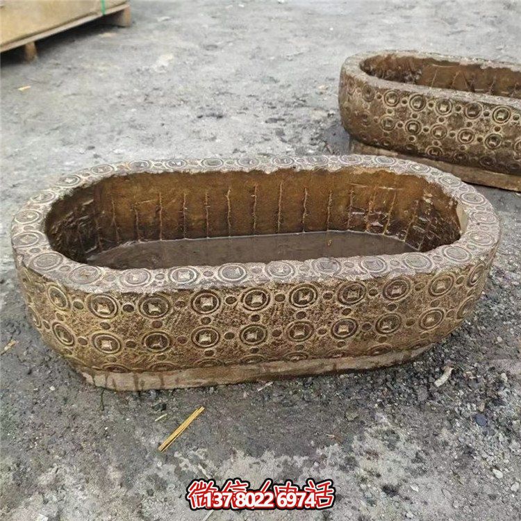 唯美老石槽，給你完美園林景觀(guān)