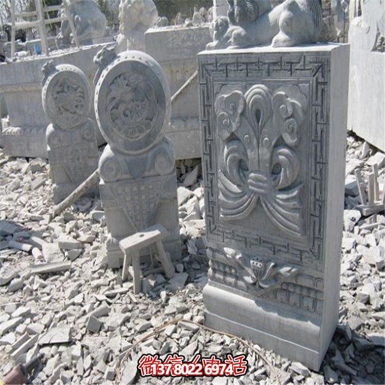 美麗的大理石抱鼓石雕塑，為你的園林景觀(guān)增添無(wú)限魅力