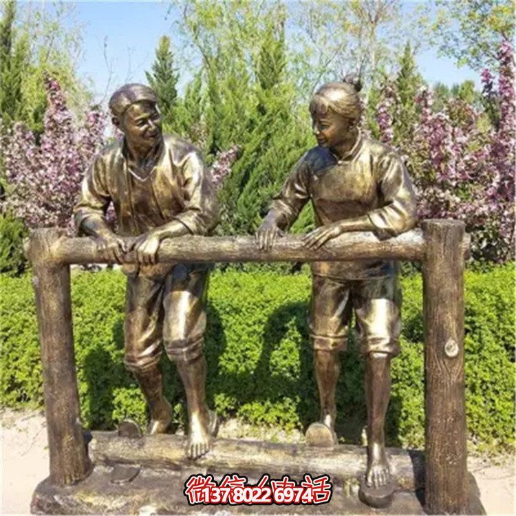 仿古銅雕塑，玻璃鋼景觀雕塑