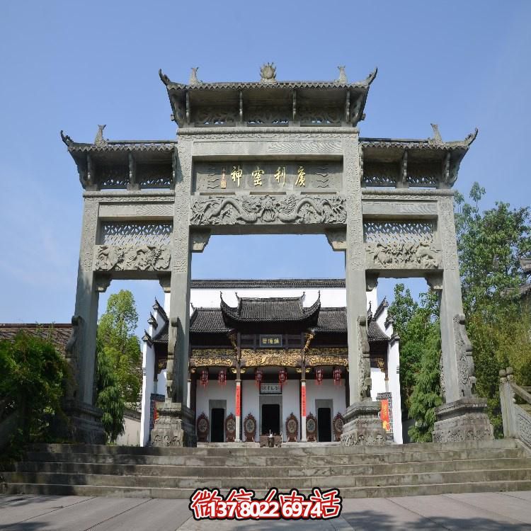 傳承中式文化，體驗(yàn)大型石雕牌坊與雕塑的魅力