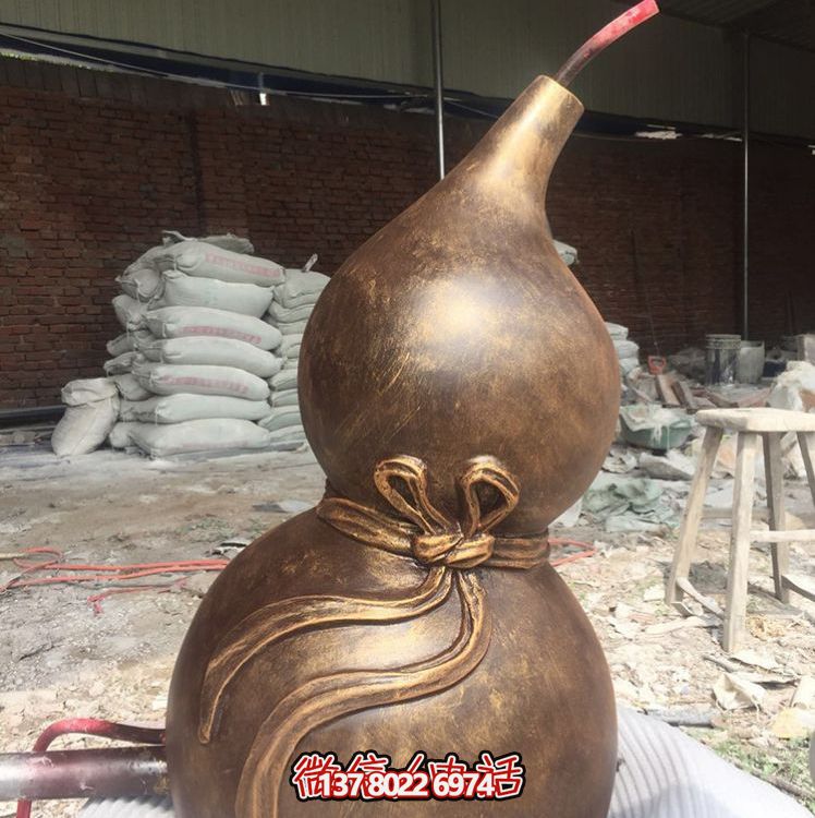 萬(wàn)用銅雕葫蘆，集家居裝飾、鎮(zhèn)宅辟邪、雕塑藝術(shù)于一體