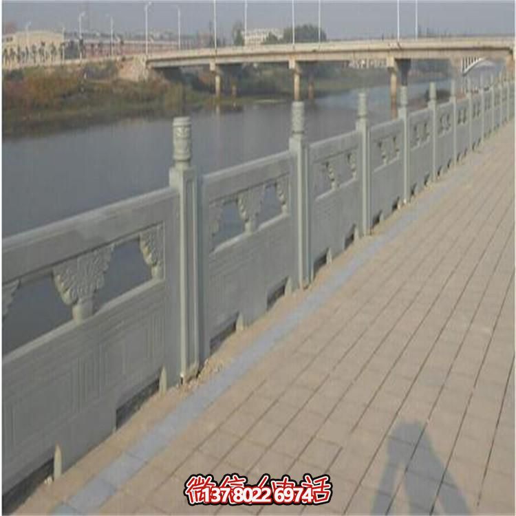 精美青石雕刻欄板，提升景區(qū)、寺廟、湖邊裝飾效果