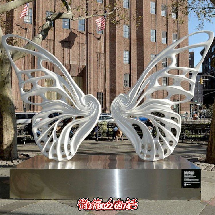 精致的不銹鋼景觀蝴蝶擺件，裝點你的別墅小區(qū)