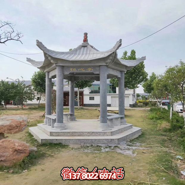 舒適涼亭休息座椅，最適合鄉(xiāng)村戶外休閑