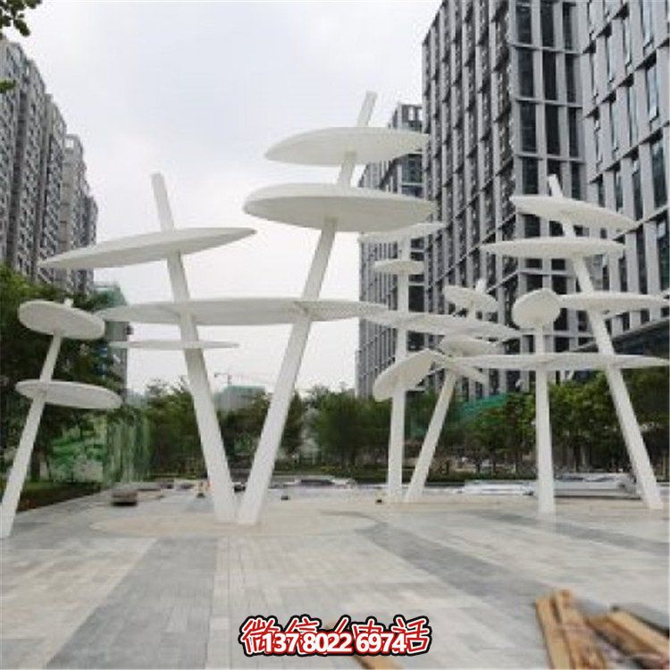 不銹鋼大型樹葉雕塑，為你的戶外景觀創(chuàng)造獨(dú)特的創(chuàng)意