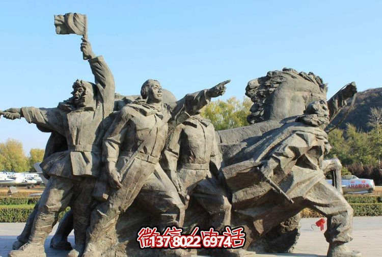 大型石雕景觀擺件，為廣場(chǎng)增添創(chuàng)意人物氣息