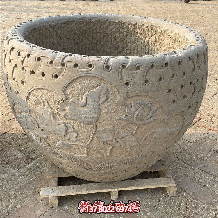 青石古意水缸，讓你融入古典世界