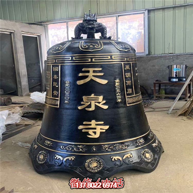 天泉青銅掛鐘雕塑傳承古老文化，鑄就精美藝術(shù)品