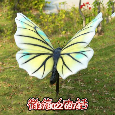 創(chuàng)意玻璃鋼蝴蝶雕塑，給商場(chǎng)帶來(lái)新鮮感