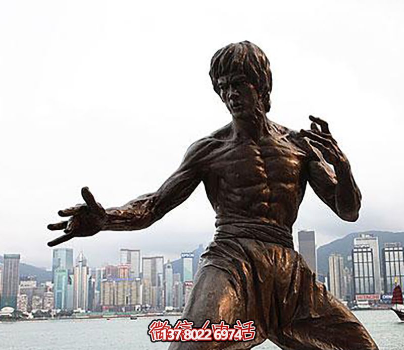 李小龍銅雕雕塑，緬懷經(jīng)典電影明星