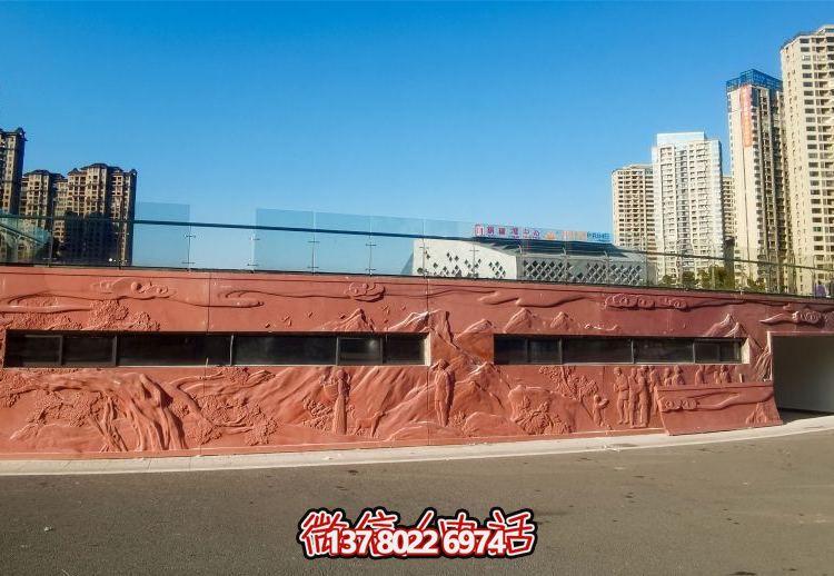 絢麗藝術空間，創(chuàng)意戶外浮雕銅雕影壁壁畫雕塑