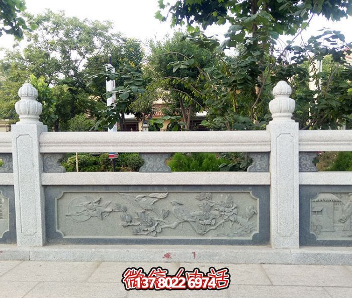 精美石欄系列，搭配園林花園，提升圍欄美感