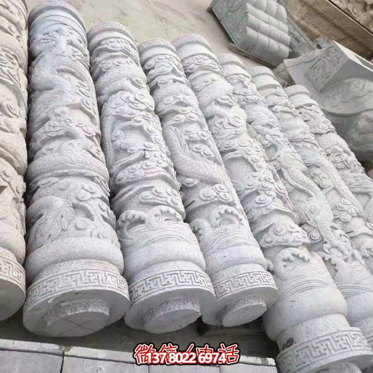 精美結(jié)合雕塑，把浮雕、大理石、石雕、石柱帶入戶外空間