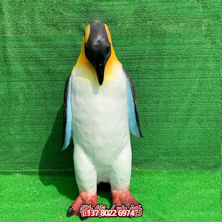 仿真企鵝雕塑，玻璃鋼制作