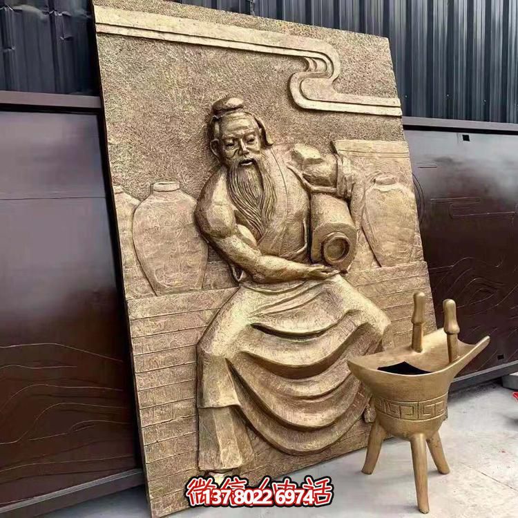 室內裝飾藝術品——創(chuàng)意銅雕浮雕壁畫擺件