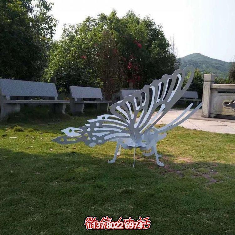 高級(jí)不銹鋼雕塑擺件，讓公園更加美麗