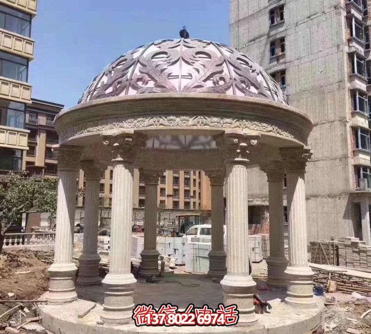 歐式羅馬涼亭，營(yíng)造優(yōu)雅小區(qū)花園