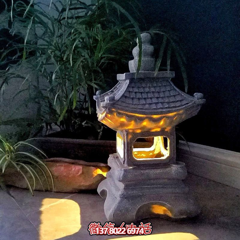 日式風(fēng)落地宮燈，創(chuàng)意裝飾庭院室內(nèi)擺件