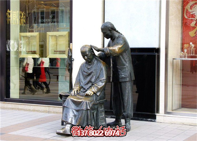 鑄銅雕塑園林景觀，讓你步行街上賞心悅目