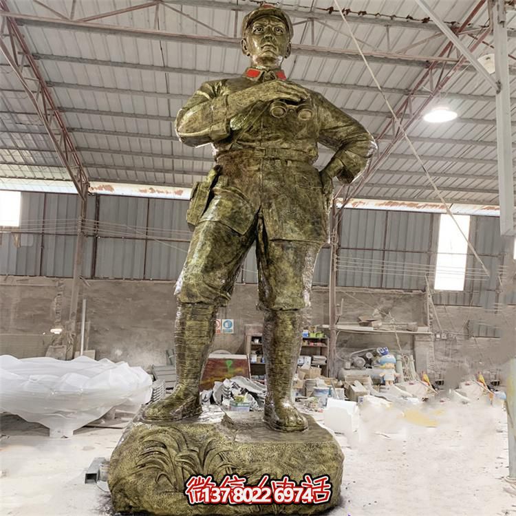 室外仿銅樹(shù)脂民俗農(nóng)民人物雕像