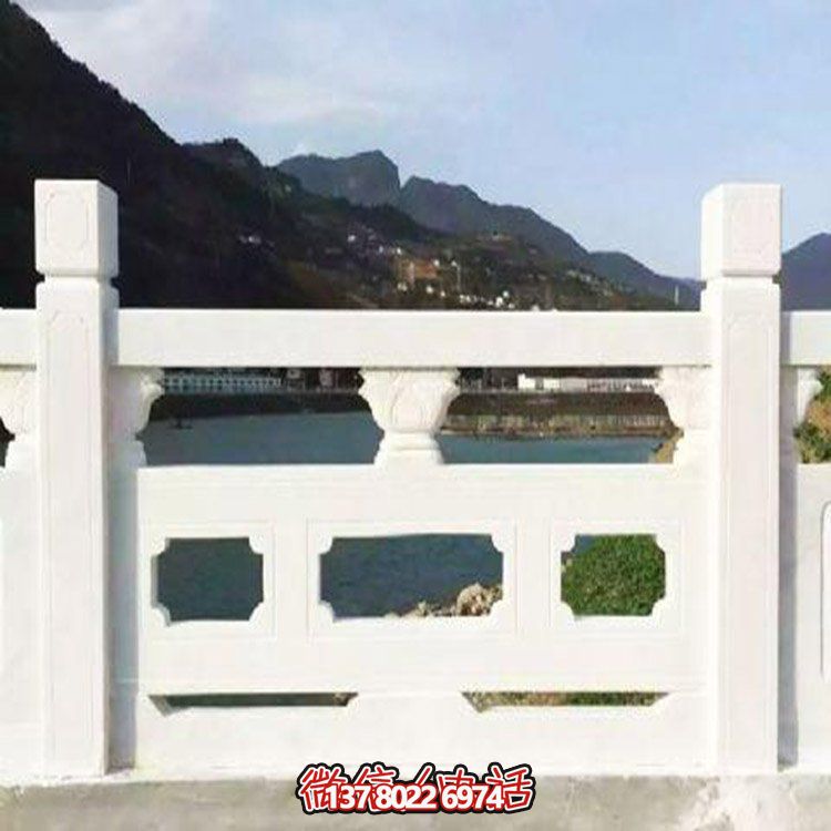 大理石雕刻石欄桿，美輪美奐，護(hù)佑家園