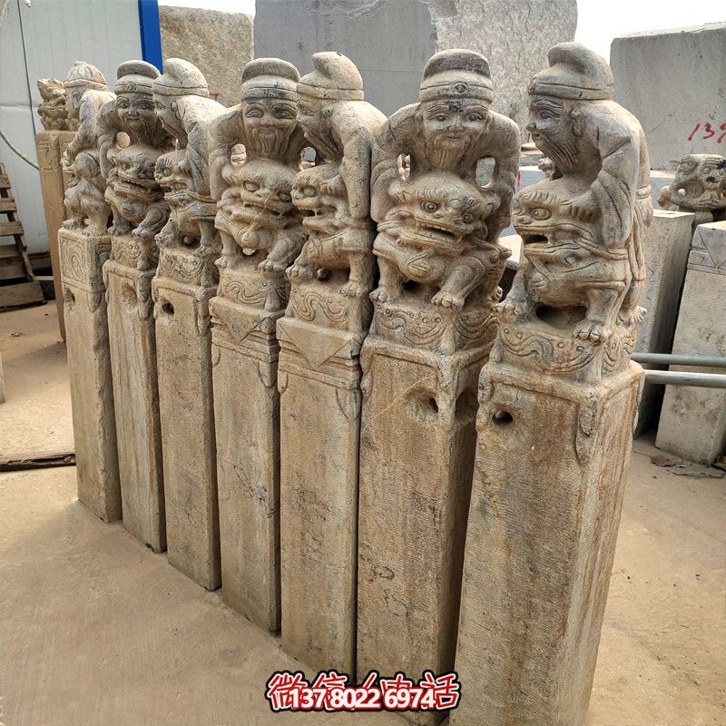 傳統(tǒng)古典風格馬柱擺件 傳統(tǒng)古典風格馬柱擺件