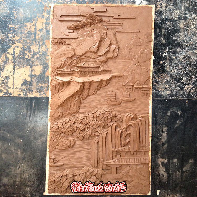 中式大理石浮雕壁畫雕塑，為景區(qū)園林室外擺放而制
