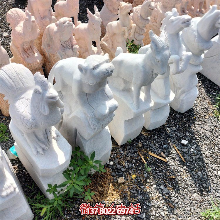 十二生肖小石雕擺件，帶來更多的吉祥與幸運(yùn)