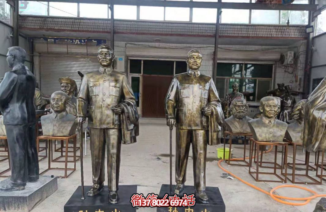仿銅玻璃鋼孫中山雕塑，點亮校園景區(qū)
