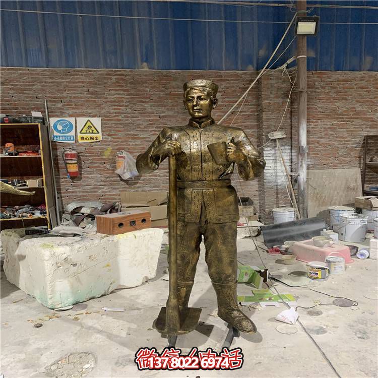 藝術(shù)玻璃鋼人物雕塑，點綴園林景觀