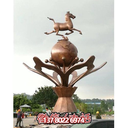 大型戶(hù)外馬踏飛燕銅雕雕塑