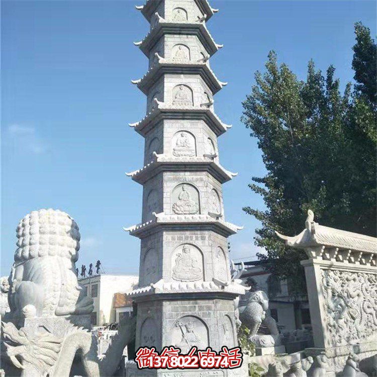 古典佛教雕塑藝術(shù)——精美青石舍利塔、石塔寺、佛塔