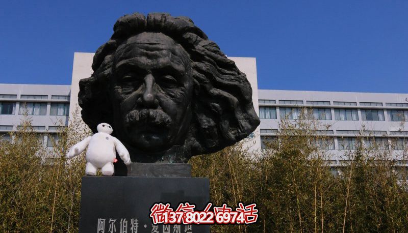 傳承名人風(fēng)采，愛因斯坦頭像銅雕