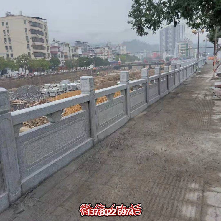 精美大理石雕塑圍欄，美化您的城市河道