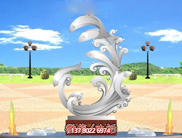 玻璃鋼雕塑魚躍龍門傳承古老傳統(tǒng)，展示創(chuàng)意美感