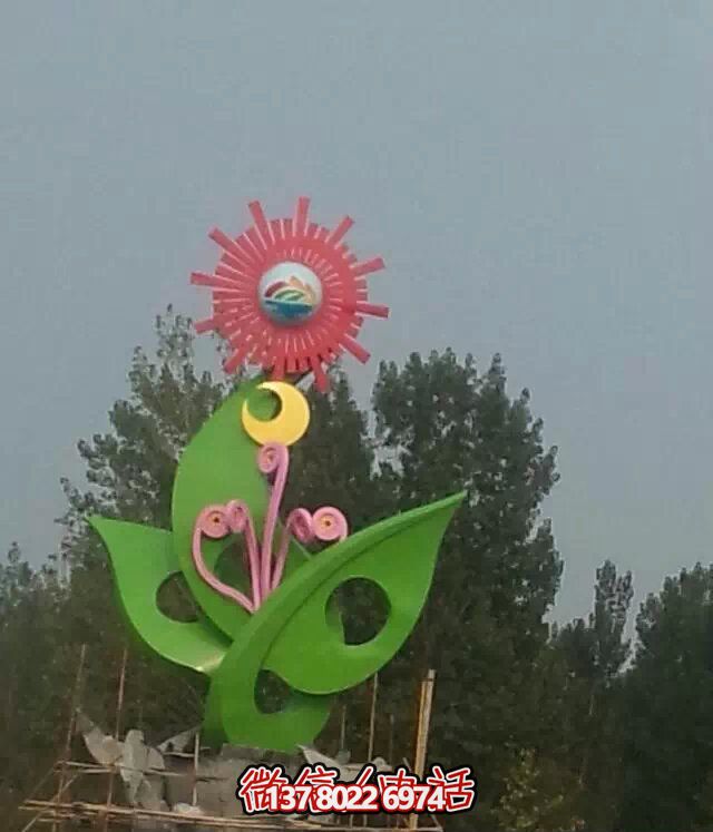 不銹鋼藝術(shù)雕塑，為景觀公園添彩