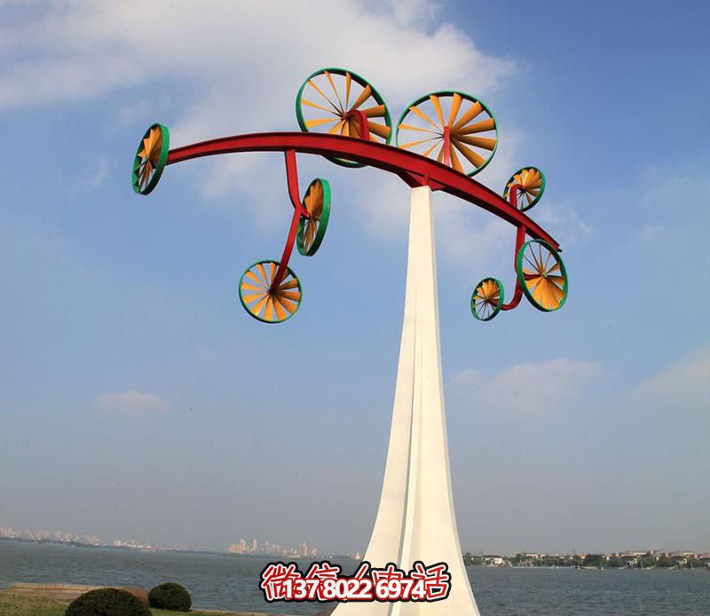 園林景區(qū)擺放鏤空不銹鋼風(fēng)車雕塑 園林景區(qū)擺放鏤空不銹鋼風(fēng)車雕塑