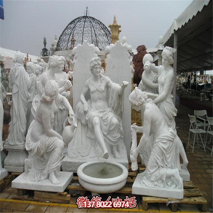 當(dāng)老師石雕戶(hù)外城市西方人物景觀(guān)擺件