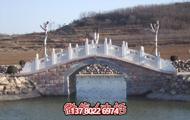 農場園林景區(qū)漢白玉拱橋石雕 農場園林景區(qū)漢白玉拱橋石雕