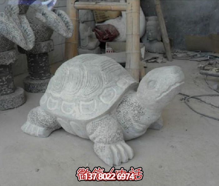 戶外廣場(chǎng)漢白玉石雕烏龜?shù)袼? title=
