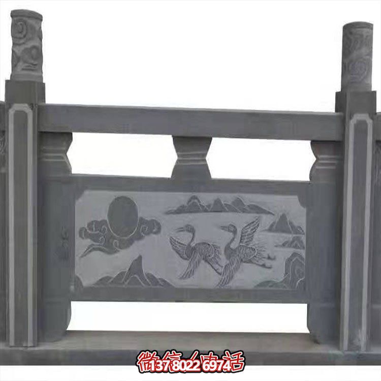 大理石石雕戶(hù)外景觀欄桿欄板雕塑