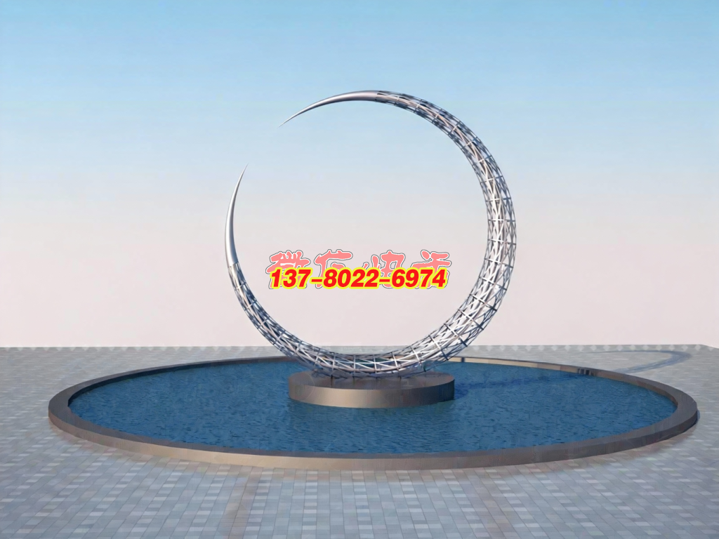 《月瀾織夢(mèng)》：水境環(huán)縈間，鋼骨織就彎月穹廬的詩(shī)意回響