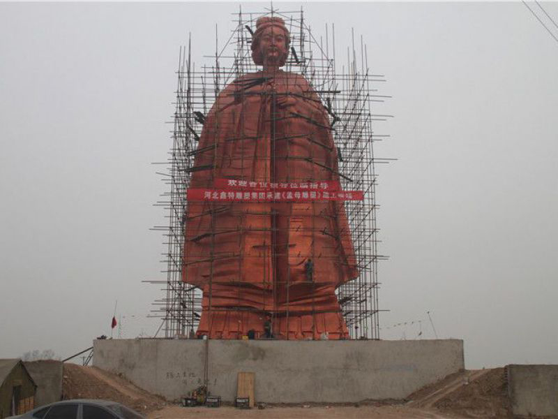 鍛銅孟母塑像 鍛銅孟母塑像